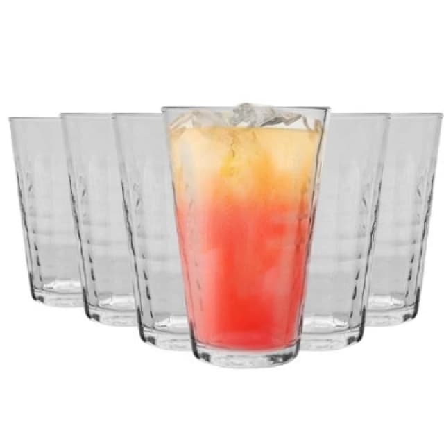 Duralex Prisme Clear 11.12 oz. Tumbler, Set of 6