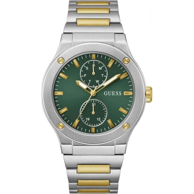 Guess GW0795G1 Mens JET (45mm) Green Dial / Two-Tone Watch