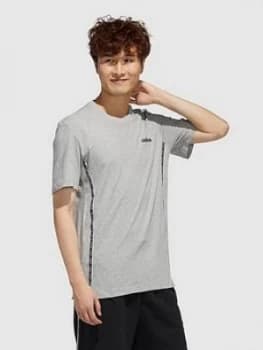 Adidas Essential Matmix T-Shirt - Medium Grey Heather