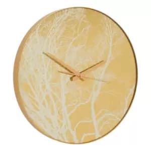 Celina Gold Finish Branch Design Wall Clock