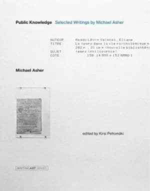 Public knowledge by Michael Asher