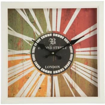 Wall Clock Wooden Clocks For Living Room Numbers Kitchen Clocks Wall Contemporary Clocks For Bedrooms 33 x 9 x 33 - Premier Housewares