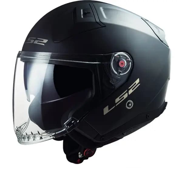LS2 OF603 Infinity II Solid Matt Black 06 Jet Helmet Size L
