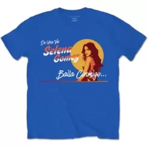 Selena Gomez - Mural Unisex XX-Large T-Shirt - Blue
