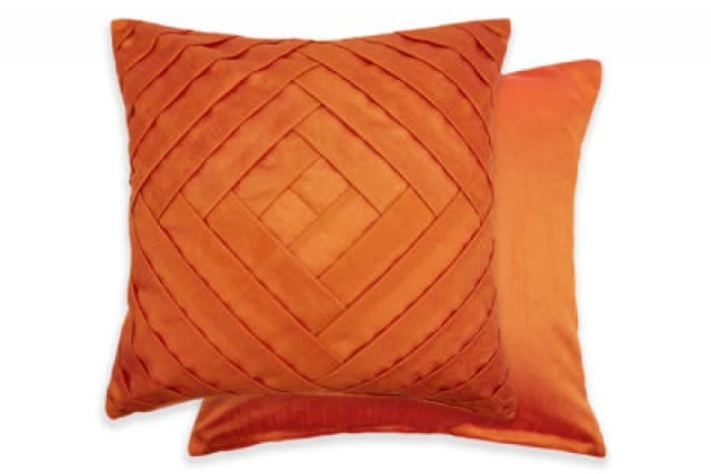 Gio Cushion Cover In Burnt Orange