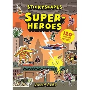 Stickyscapes Superheroes Paperback / softback 2018