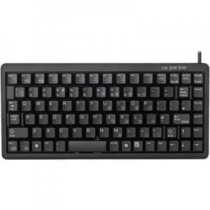 CHERRY Slim-Line USB/PS2 USB keyboard German, QWERTZ, Windows Black