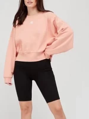 adidas Originals Sweatshirt, Blush, Size 10, Women