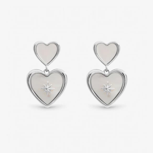 Inicio Sterling Silver Plated Mother of Pearl Earrings Silver female One Size