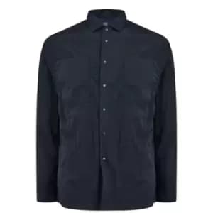Paul And Shark Plain Overshirt - Blue