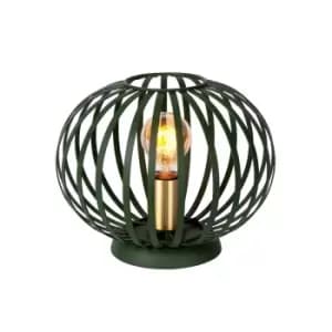 Manuela Modern Table Lamp - Ø25.5cm- 1xE27 - Green