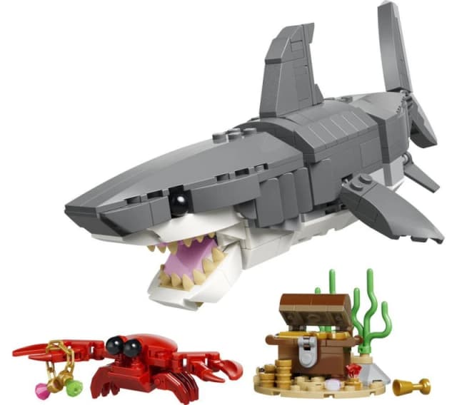 LEGO Creator 31381 3-in-1 Fierce Shark With A Treasure Chest Set 5702018054741