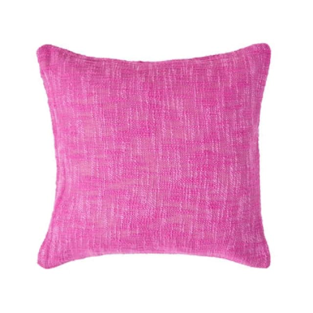 Homescapes Nirvana Cotton Pink Cushion Cover, 45 X 45 Cm