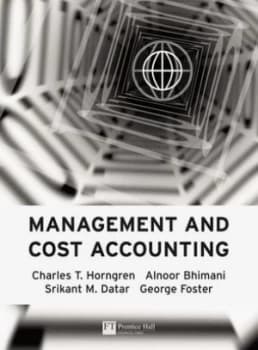 Management and Cost Accounting by Charles T. Horngren Paperback
