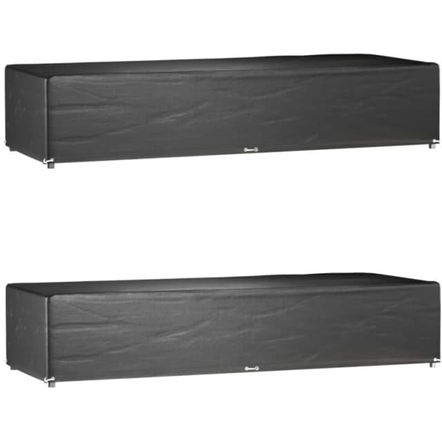 VIDAXL Vidaxl - Sunlounger Covers 2 pcs 12 Eyelets 205x75x40cm Polyethylene 8720845747558