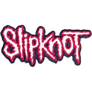 Slipknot - Cut-Out Logo Red Border Standard Patch