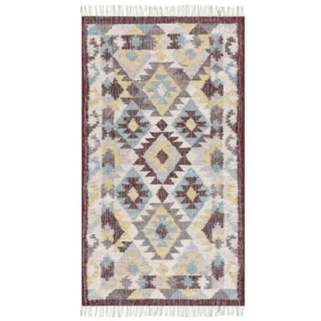 Beliani Rug Fener Multicolour 80 X 150 Cm Jute