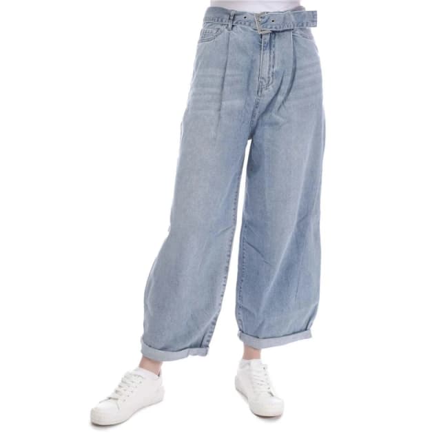 Armani Exchange J74 Wide-Leg Jeans - Blue Blue ONE SIZE