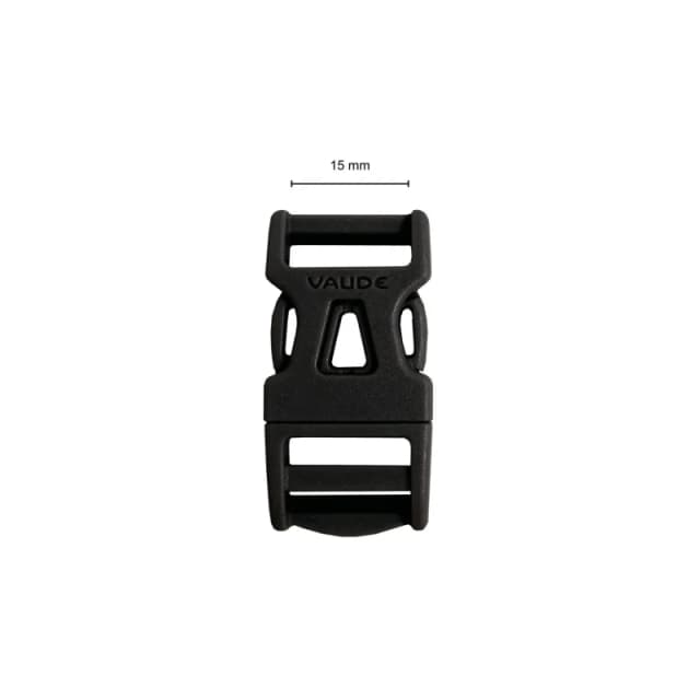 Simple adjustable loop VAUDE 15mm Noir Unisex TU