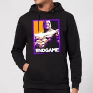 Avengers Endgame Thanos Poster Hoodie - Black