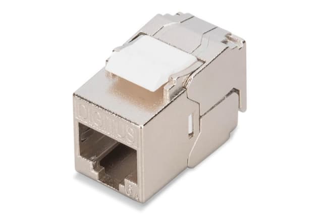 Digitus CAT 6A compact keystone module. shielded. tool-free mounting c