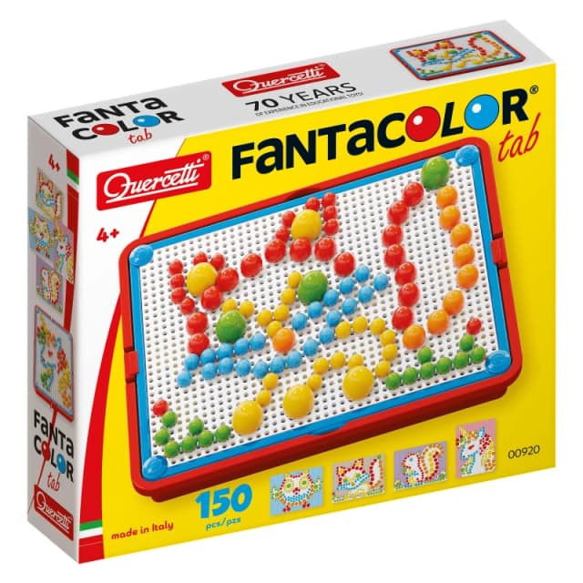 Quercetti Fantacolor Tab - 150 Pegs, Multi 920