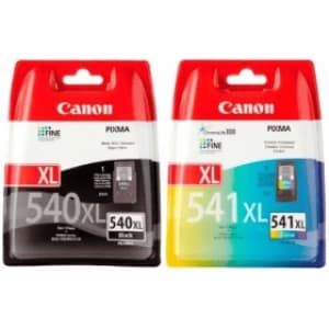 Canon PG540XL Black and CL541XL Tri Colour Ink Cartridge