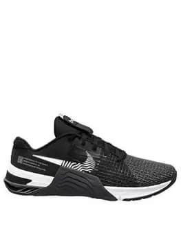 Nike Metcon 8 - Black/White/Grey, Size 6, Men