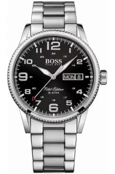 Mens Hugo Boss Pilot Vintage Watch 1513327