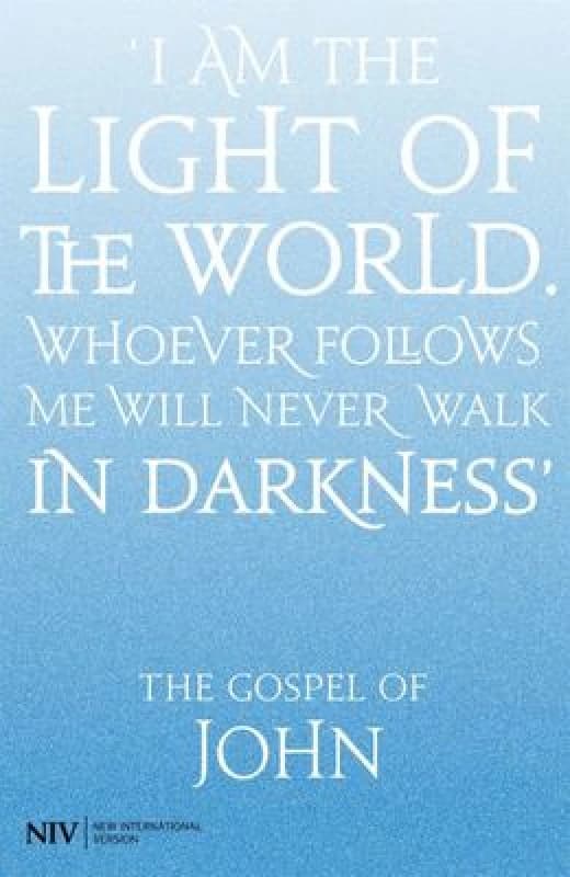 NIV Gospel of John - New International Version - Paperback - Used