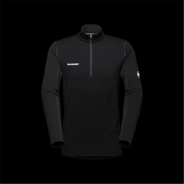 Mammut Mens Aener 1/4 Zip Fleece Black male Small