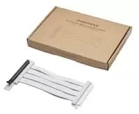 Phanteks 220 mm Flatline PCI-E 4.0 x16 Riser Cable 90° Adapter - White