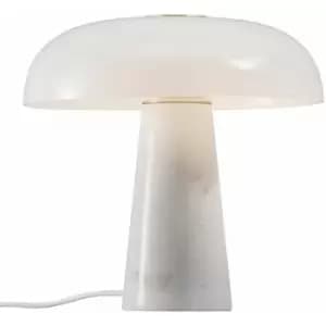 Nordlux Glossy Domed Table Lamp Opal White, E27