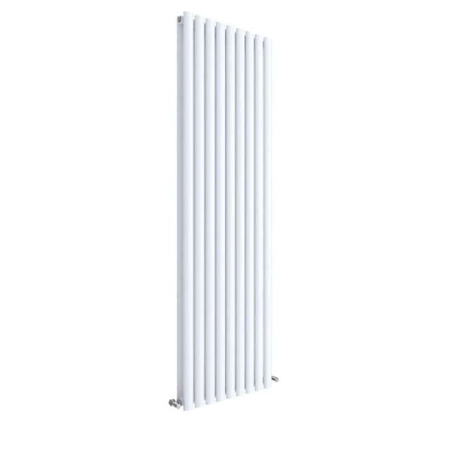 Balterley Vertical Double Panel Radiator 5457 BTU Gloss White 1800 x 528mm White