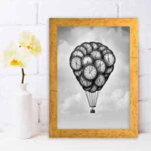 AC795984154 Multicolor Decorative Framed MDF Painting