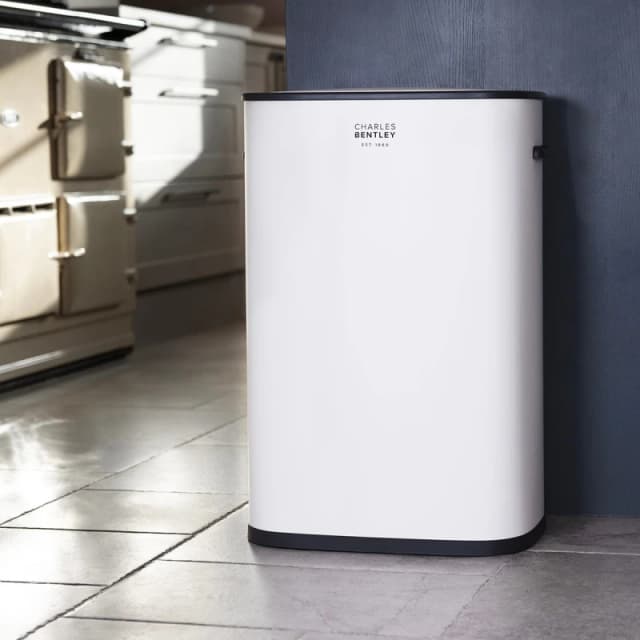 55 Litre White Sensor Bin