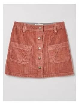 Fatface Girls Cord Skirt - Pink