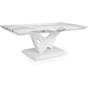 Saturn Marble Effect Top Coffee Table - Shankar