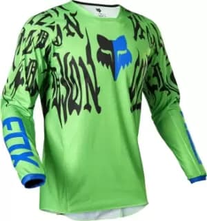 FOX 180 Peril Motocross Jersey, green-yellow, Size L, green-yellow, Size L