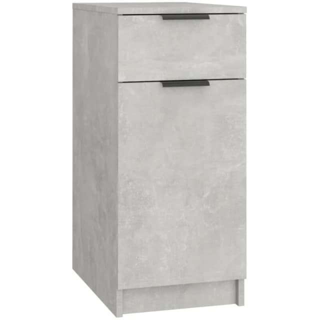Vidaxl Desk Cabinet Concrete Grey 33.5X50X75cm Engineered Wood, Grey 811506