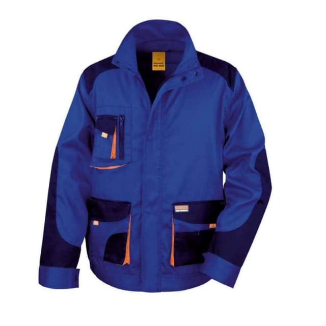 Result Result Men Work-Guard Lite Jacket in Mid Blue Size: X-Small Mid Blue XS Male 5063527886071