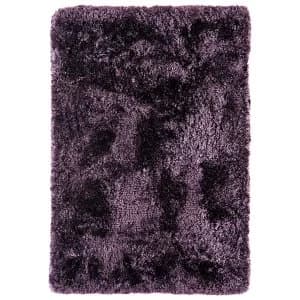 Asiatic Plush Shaggy Rug - 70 x 140cm - Purple