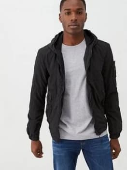 Replay Arm Logo Jacket - Black