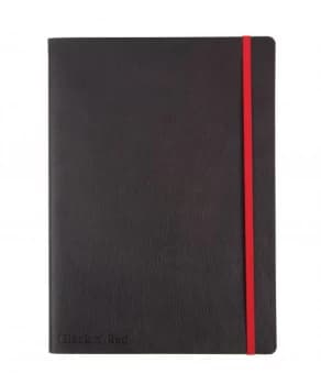 Black n Red BLACK B5 Business Journal Soft Cover 90g/m2 Numbered Pages