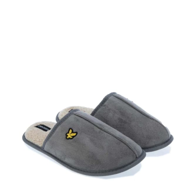 Lyle and Scott Tarquinn Slippers - Grey Grey L