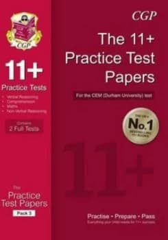 11+ Practice Tests for the Cem Test - Pack 3 Hardback