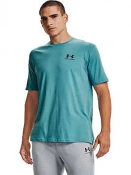 Urban Armor Gear Training Sportstyle Left Chest T-Shirt - Blue/Black Size M Men