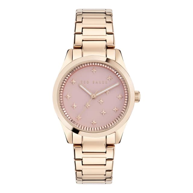 Ted Baker Coolly Quartz Analogue Watch Pink/Gold unisex One Size