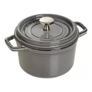 Staub La Cocotte 16cm round Cast iron Cocotte graphite-grey