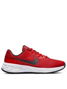 Nike Junior Revolution 6 - Red/Black, Red/Black, Size 3
